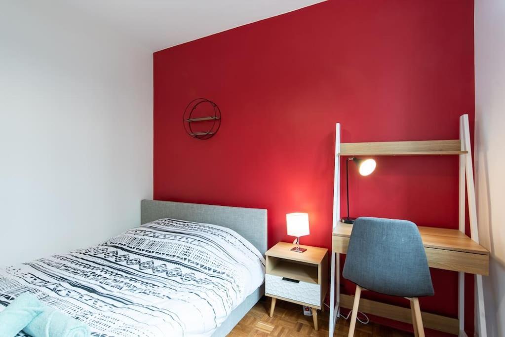 Appartement Renove Pour 6 Avec Parking Villeurbanne Extérieur photo