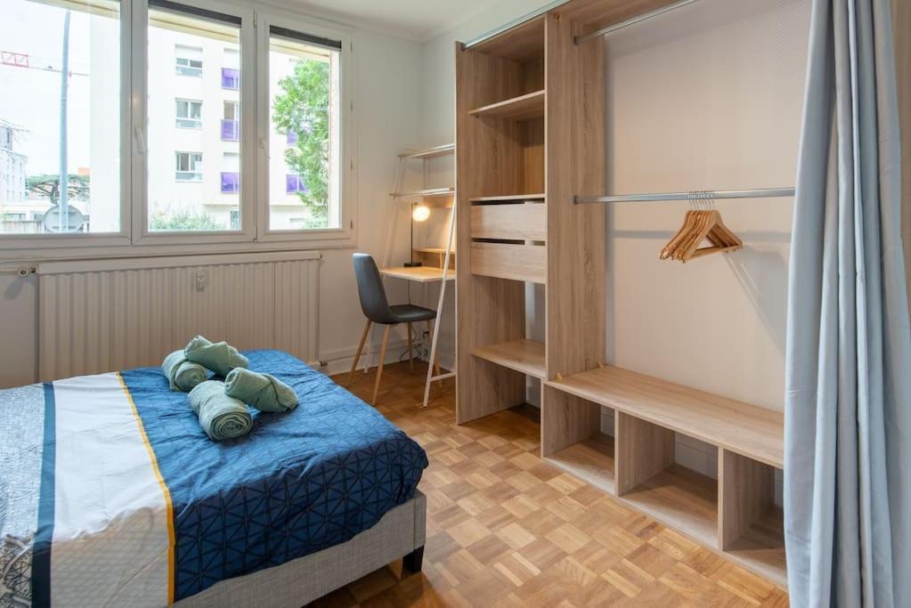 Appartement Renove Pour 6 Avec Parking Villeurbanne Extérieur photo