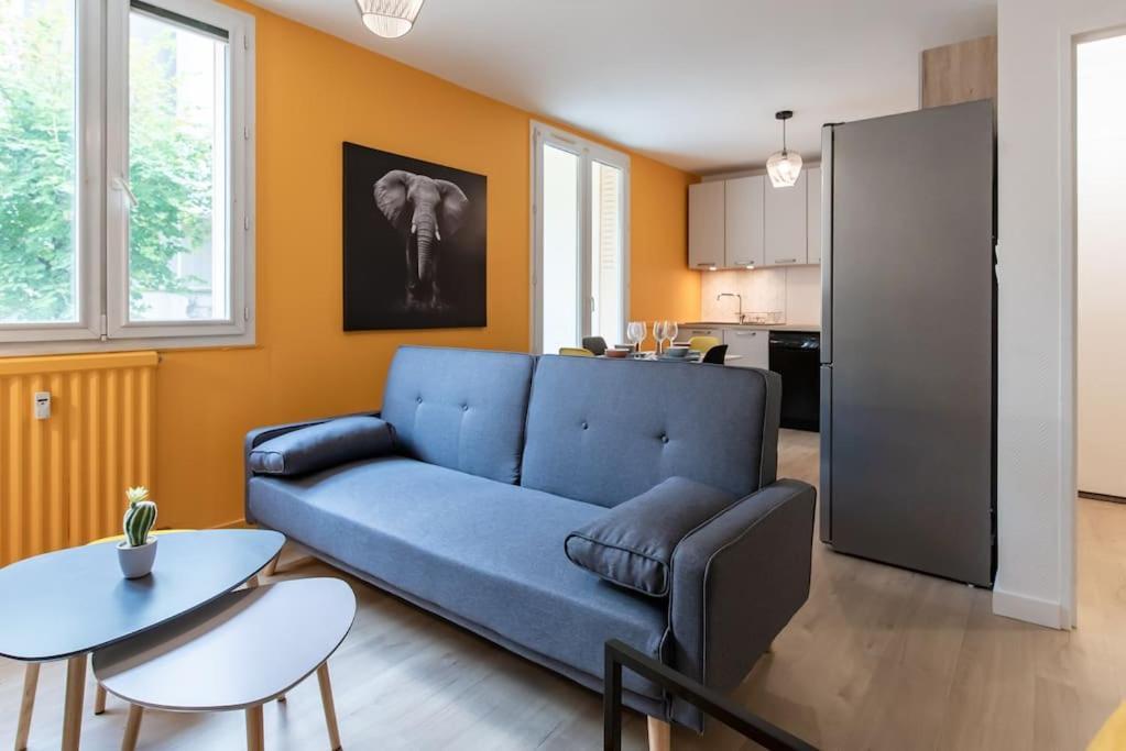 Appartement Renove Pour 6 Avec Parking Villeurbanne Extérieur photo