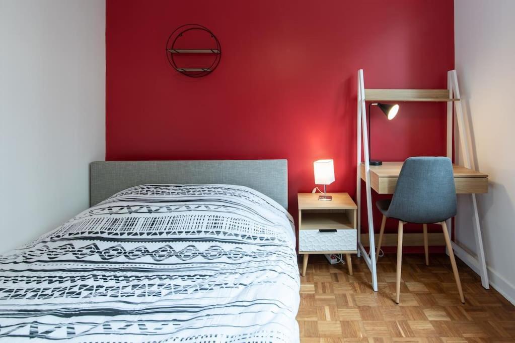 Appartement Renove Pour 6 Avec Parking Villeurbanne Extérieur photo